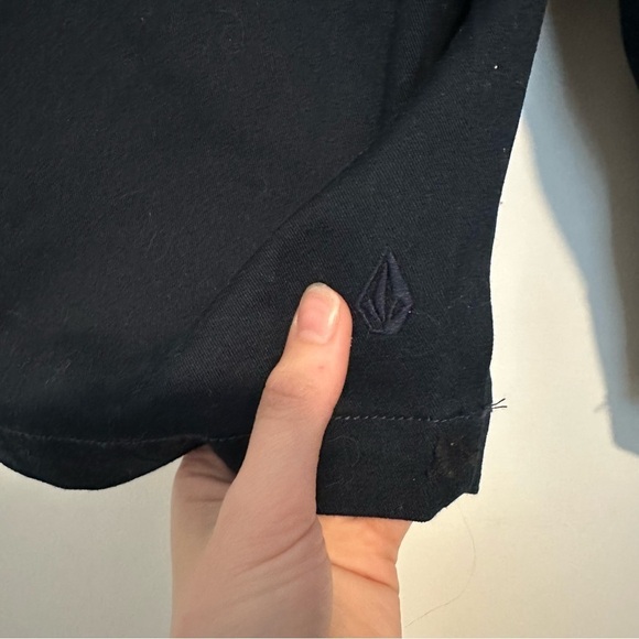 NEW VOLCOM FRICKIN MODERN STRETCH CHINO SHORTS IN DARK NAVY - Picture 11 of 11